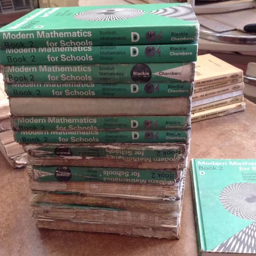 set of Modern Mathematics for Schools, book 2 published in 1970
