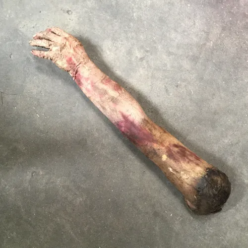 Full Rubber Arm With Blood Stains 1
