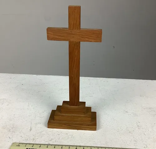 Wooden Cross on Stand