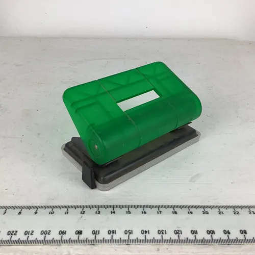 Small Modern Opaque Green Hole Punch