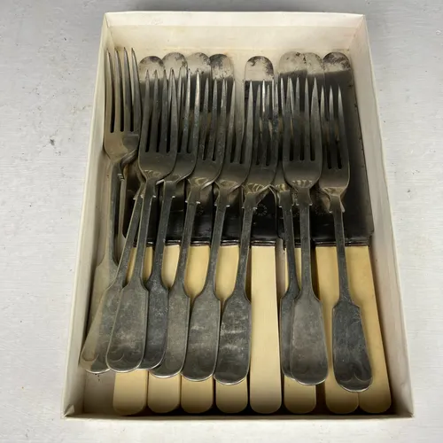 Bone Handled Knife and Cutlery Set