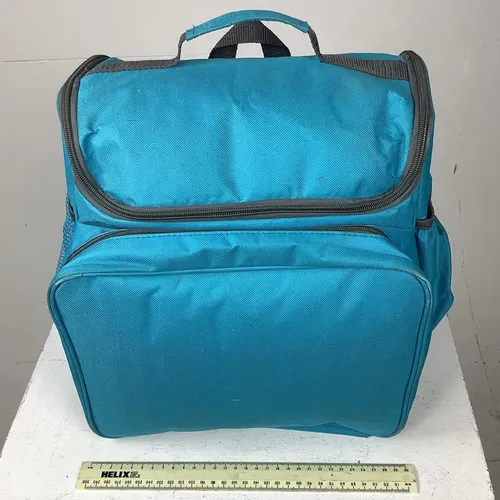 Blue and Grey Detailed  Backpack