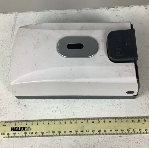 White and Grey Wall Mount Soap Dispenser