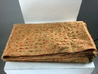 Brown Multi Textured Curtain