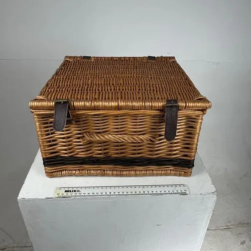 Square Wicker Picnic Basket