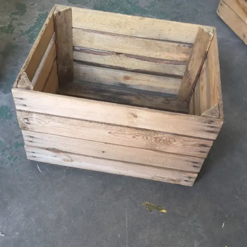 Light Wood Crate - 50cm x 40cm x 30cm