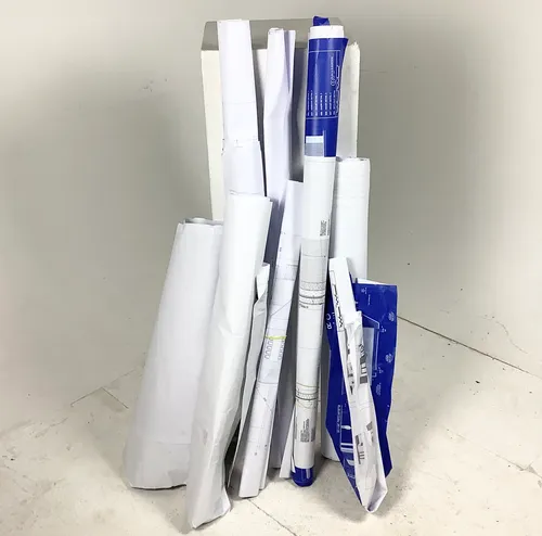 Various Rolled Blueprints / Architectural Plans / Poster Tubes