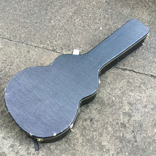 Black guitar case