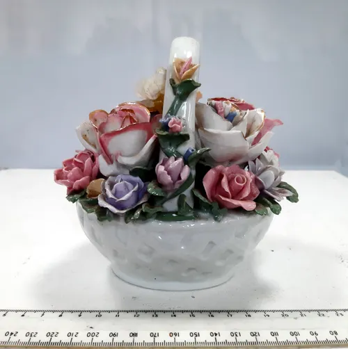 China flower basket ornament 