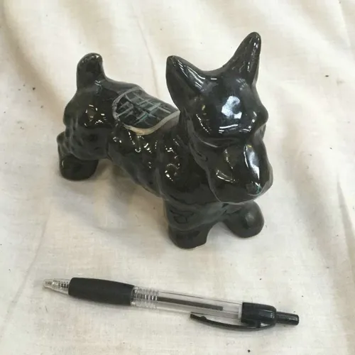 Ceramic Black Scottie Dog ornament