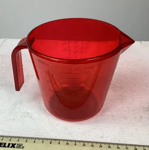 Plastic Red Measuring Jug