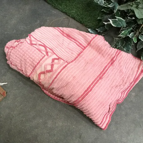 Pink Candlewick Blanket