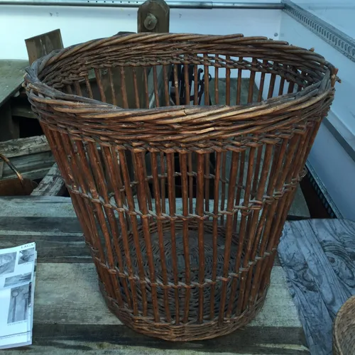 Woven log basket 2