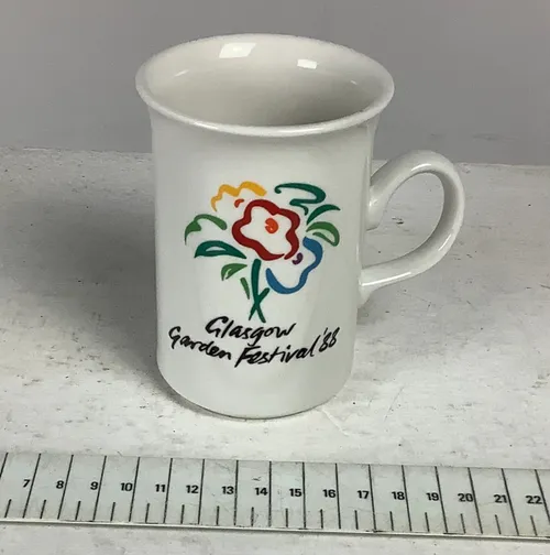 White Glasgow Garden Festival 88 Mug