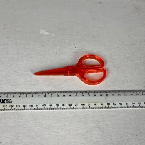 Red Plastic Scissors