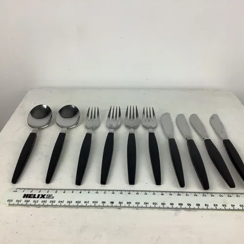 Black Handled Cutlery