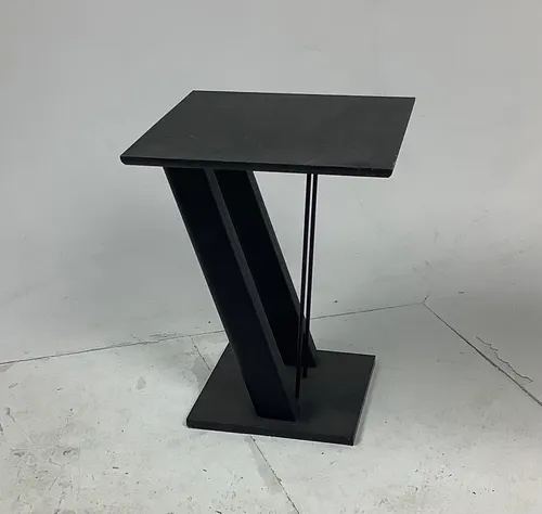 black table top lectern