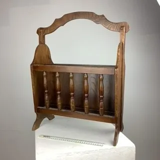 Wooden Magazine/Newspaper Holder Rack