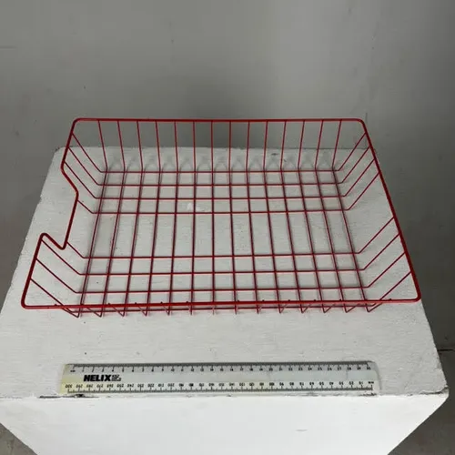 Red Wire Invoice Tray