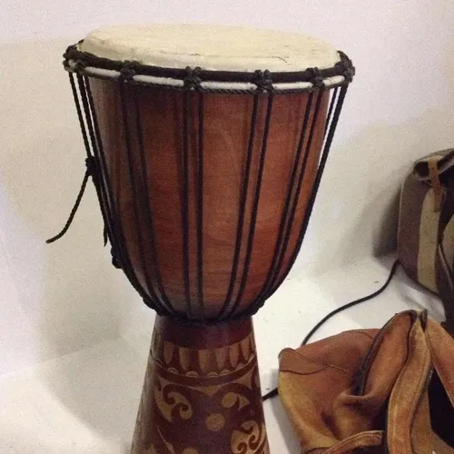 African Style Wooden Djembe Bongo Drum