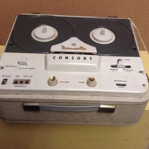 Period Dansette Consort reel to reel recorder