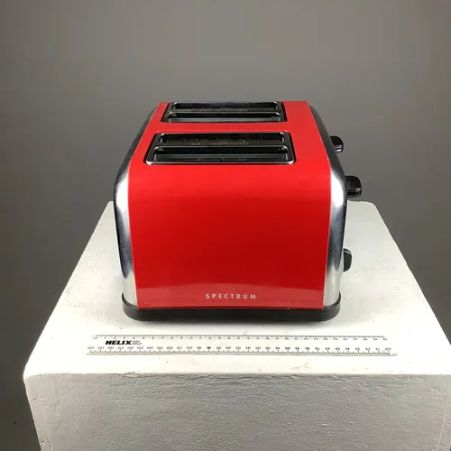 Red and Chrome Spectrum Toaster