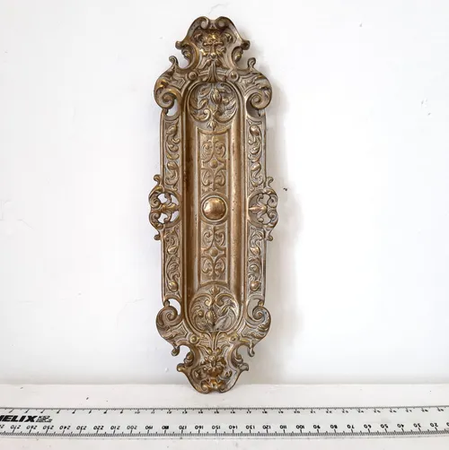 Antique gold pen rest