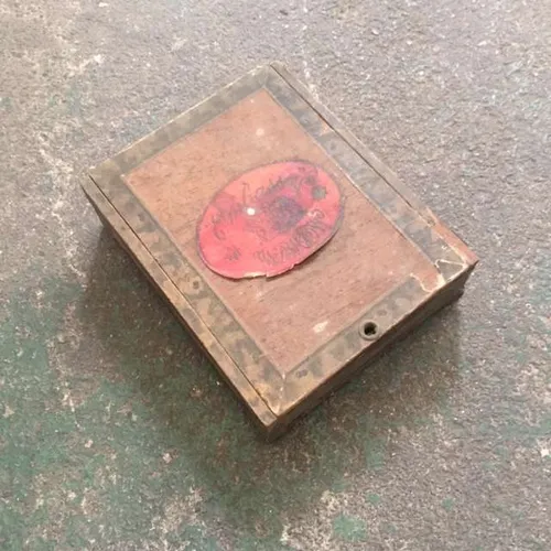 Period Wood Cigar Box