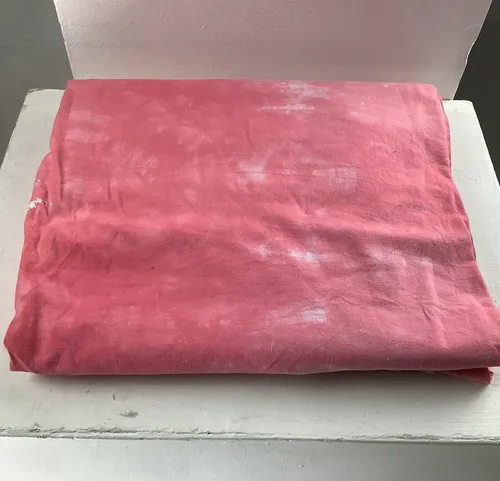 Pink tie die fabric 