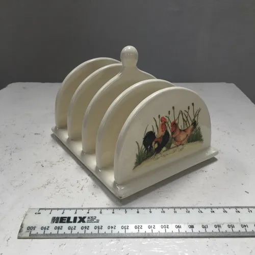 Ceramic Toaster with Chicken Design