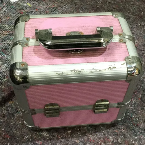 Pink make up carry case