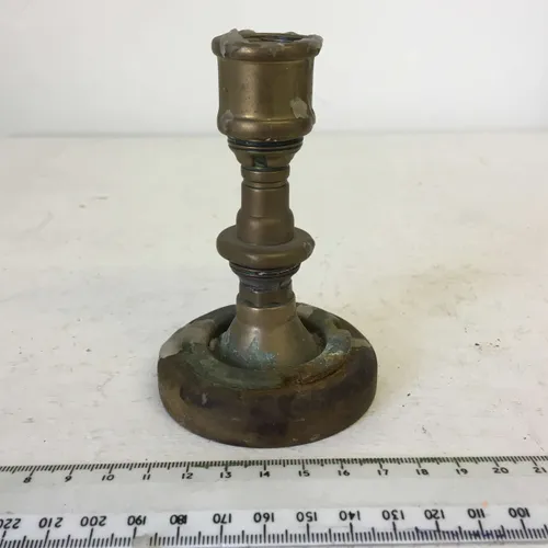 Short brass candlestick 
