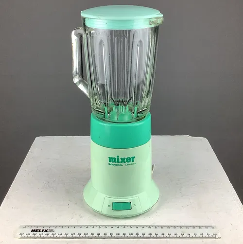 Mint green retro food blender