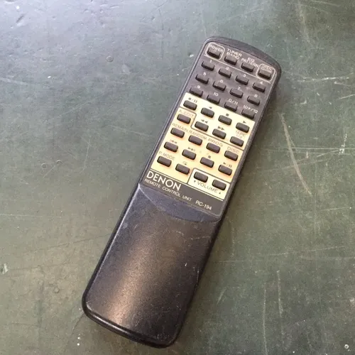 Black Denon Remote Control