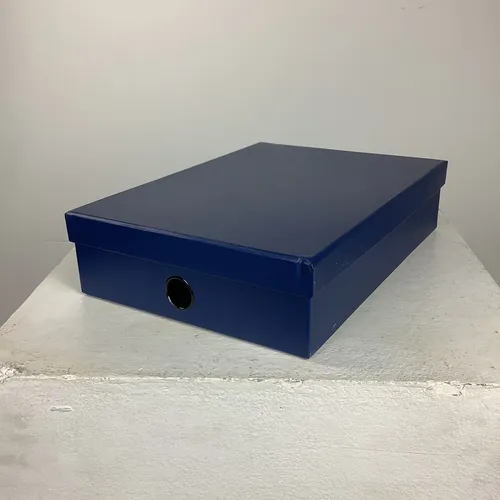 Navy Blue Document Box