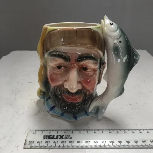 Toby Jug Bond Ware Fisherman Vintage retro Ceramic