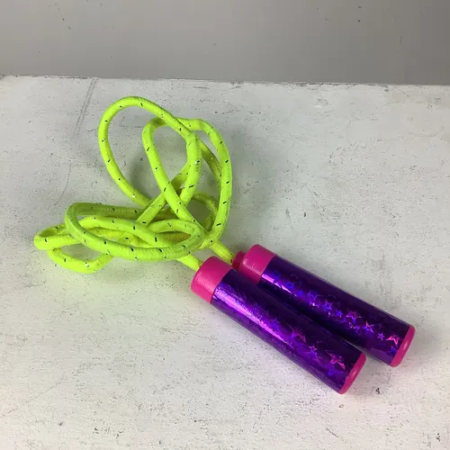 Purple and Yellow Skipping  Ropes