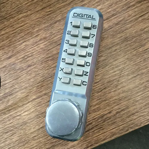 Silver Metal Digital Key Code Door Lock 