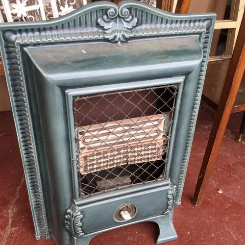 ceramic teal electric fire