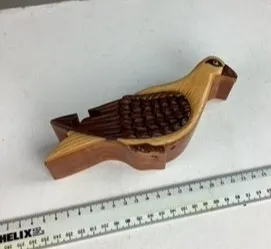 Wooden Bird Puzzle Box