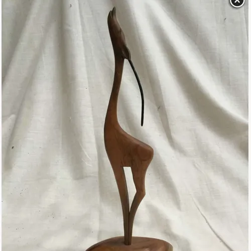 Wooden Antelope Ornament 