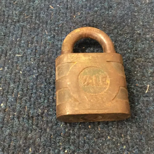 Period Rusted Yale Padlock