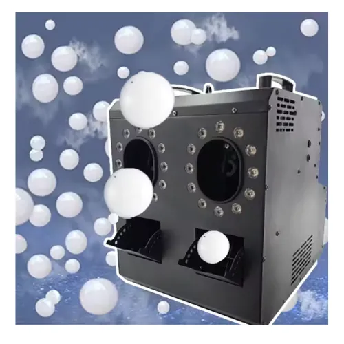 Máquina humo con burbujas