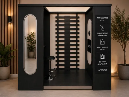 Cabina fotomatón automática 