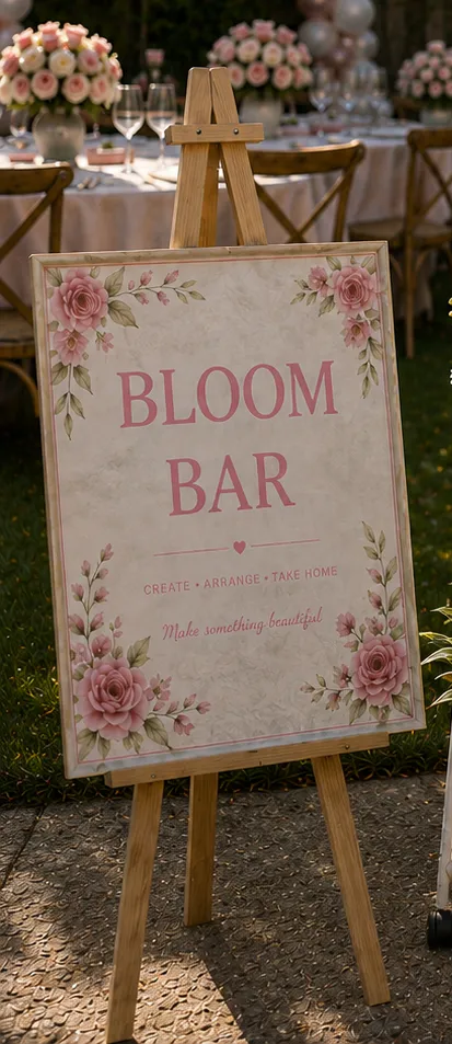 Easel & Sign