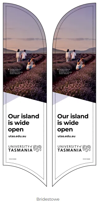 Bridestowe Feather Flag