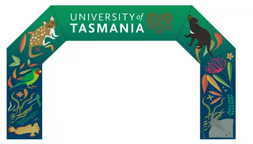 Inflatable Archway with Animals