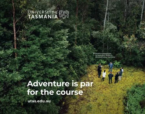 (3m) Tagline: Adventure is par of the course