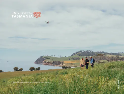 Bruny Island - 3m media wall & frame