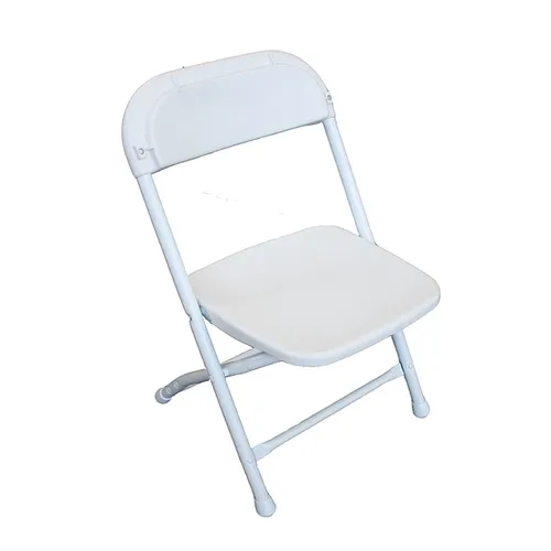KIDS WHITE FOLDING PARTY CHAIRS